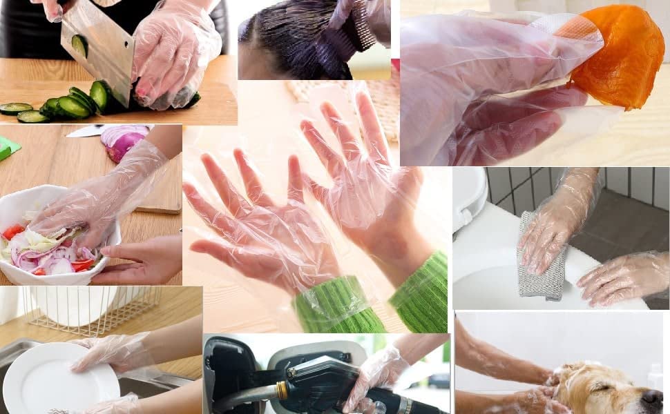 Polythene Gloves Usage